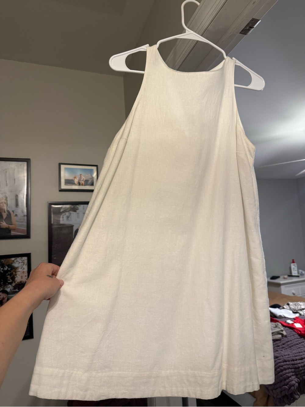 Abercrombie & Fitch White Linen Dress